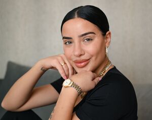 Reality-TV-Darstellerin und Influencerin: Leyla Lahouar., © Arne Dedert/dpa