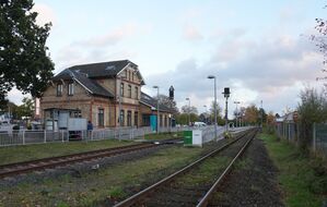 Die Bahnstation Sörup auf der Strecke zwischen Kiel und Flensburg hat einen Sonderpreis erhalten. (Foto Produktion), © Marcus Brandt/dpa