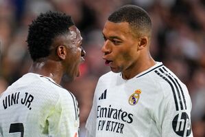 Vinícius Júnior und Kylian Mbappé fehlten beide bei der Gala für den Ballon d'Or., © Manu Fernandez/AP