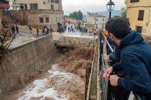 In 10 der 17 Autonomen Gemeinschaften Spaniens gelten inzwischen Unwetterwarnungen., © Víctor Fernández/EUROPA PRESS/dpa