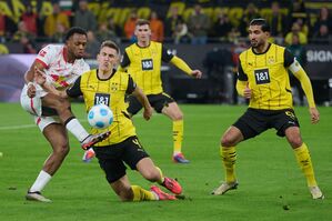 Borussia Dortmund kämpfte und zeigte ein gutes Spiel., © Bernd Thissen/dpa