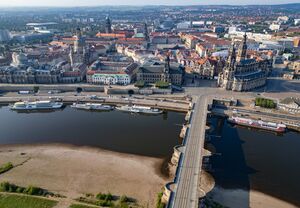 Der Pegelstand der Elbe in Dresden betrug im August nur 80 Zentimeter. (Archivbild), © Robert Michael/dpa