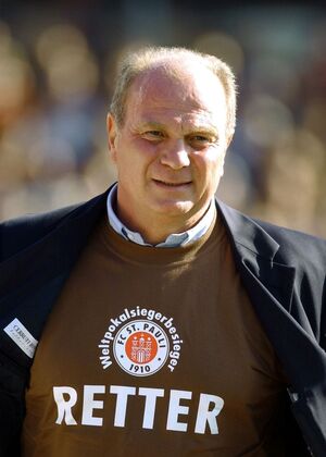 Ein Freund des FC St. Pauli: Uli Hoeneß, © picture alliance / dpa