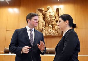 Florian Toncar und Katja Hessel (beide FDP) klagen in Karlsruhe gegen die umstrittene Abgabe., © Uli Deck/dpa