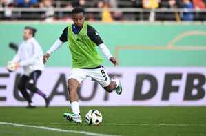 Youssoufa Moukoko ist wieder bei der U21 dabei., © Hendrik Schmidt/dpa