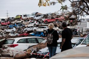 Das gewaltige Unwetter in Spanien richtete riesige Schäden an. (Foto Archiv), © Carlos Luján/EUROPA PRESS/dpa