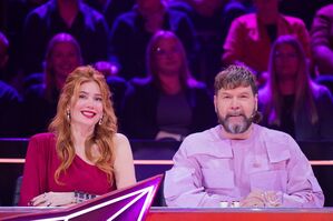 Sie rätselten wieder über die Identität der «Masked Singer»: Rea Garvey und Palina Rojinski. (Archivbild), © Rolf Vennenbernd/dpa