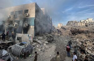 Auch der verheerende Gaza-Krieg wird als ein Grund für die wachsenden Rüstungseinnahmen genannt. (Archivbild), © Hadi Daoud/APA Images via ZUMA Press Wire/dpa