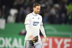 War mit einem Patzer mitverantwortlich für das Pokal-Aus von Hoffenheim: Oliver Baumann, © Swen Pförtner/dpa