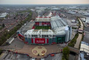 Im Stadion von Manchester United gibt es Pflegeprodukte für Männer mit Blasenschwäche., © Peter Byrne/PA Wire/dpa