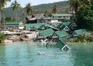 Auch auf thailändischen Inseln wie Koh Phi Phi hatte der Tsunami katastrophale Folgen. (Archivbild), © picture alliance / dpa