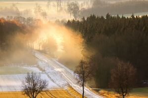 Vor allem der Westen darf sich ab Mittwoch über Schnee freuen. Hier ein Foto aus Baden-Württemberg vom Montagvormittag., © Thomas Warnack/dpa