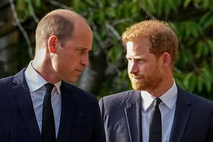 Haben sich angeblich seit langer Zeit nichts zu sagen: die Brüder William und Harry. (Archivbild), © Martin Meissner/AP/dpa