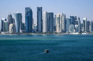 Skyline der katarischen Hauptstadt Doha. (Archivbild), © Bernd von Jutrczenka/dpa