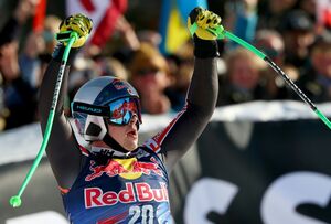 Der erste Weltcup-Sieg und das just in Kitzbühel: James Crawford., © Tobias Steinmaurer/APA/dpa