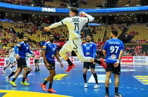 War bester Werfer beim Sieg der deutschen Handballer gegen Tunesien: Marko Grgic., © Soeren Stache/dpa