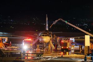 Der Brand ereignete sich am Flughafen der Stadt Busan., © Son Hyung-joo/Yonhap/AP/dpa