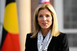 Caroline Kennedy war unter Demokrat Joe Biden die US-Botschafterin in Australien., © Lukas Coch/AAP/dpa