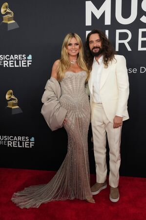 Auch Heidi Klum und Tom Kaulitz waren bei den Grammys., © Jordan Strauss/Invision/AP/dpa