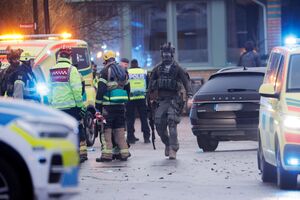 Die Polizei war im schwedischen Örebro im Großeinsatz., © Kicki Nilsson/TT News Agency/AP/dpa