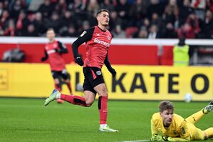 Patrik Schick ist derzeit der beste Torjäger von Bayer Leverkusen., © Federico Gambarini/dpa