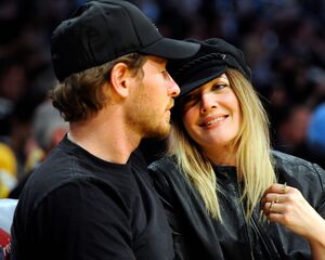 Drew Barrymore und ihr damaliger Ehemann Will Kopelman im Jahr 2011 in Los Angeles., © picture alliance / dpa